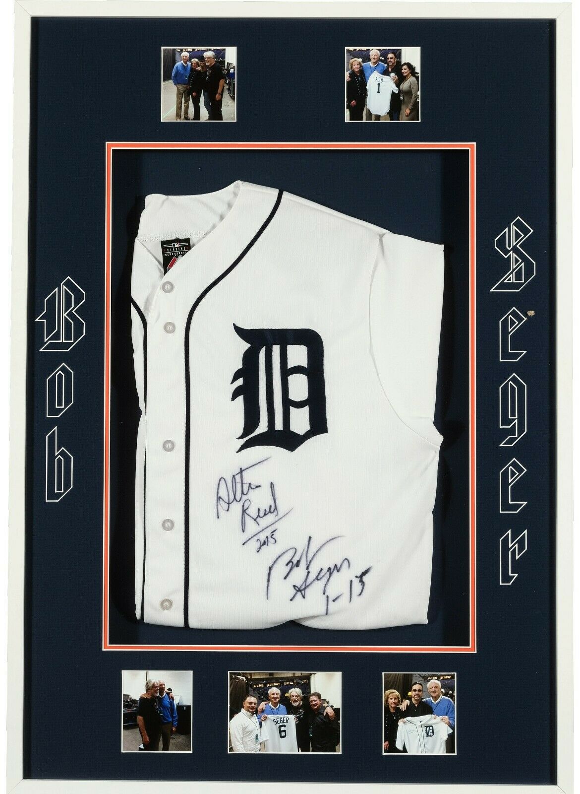 Bob Seger Signed Game Used Detroit Tigers Jersey From Al Kaline Estate —  Showpieces Sports