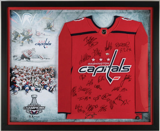 2017-18 Washington Capitals Stanley Cups Champs Team Signed Jersey Fanatics COA