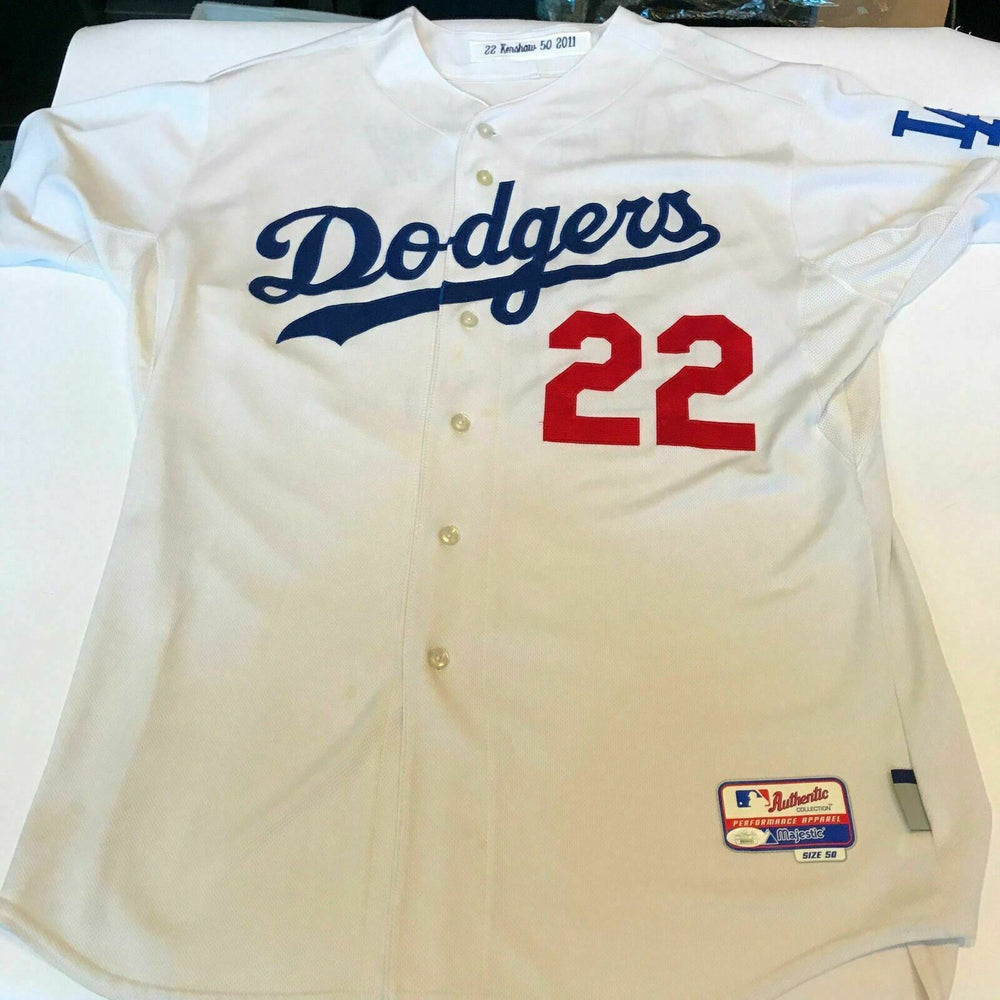 Clayton Kershaw Photo Matched Signed 2011 Game Used Dodgers Jersey JSA —  Showpieces Sports