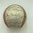 Stunning 1946 St. Louis Cardinals World Series Champs Team Signed Baseball PSA