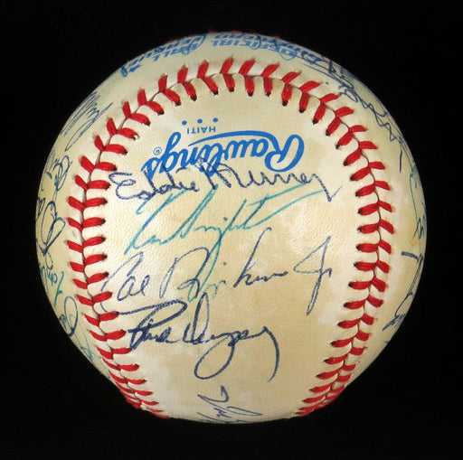 1984 Baltimore Orioles Team Signed AL Baseball Cal Ripken Jr. With JSA COA