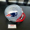 Tom Brady Super Bowl MVP Signed Heavily Inscribed Patriots Helmet Tristar COA