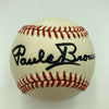 Paul Brown Single Signed Baseball Cleveland Browns Coach Dec 1991 JSA COA
