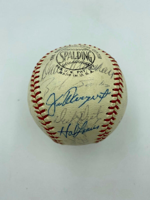 1968 San Francisco Giants Team Signed Baseball Willie Mays Mccovey JSA COA