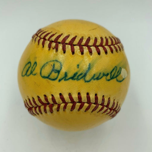 Rare Al Bridwell Single Signed National League Giles Baseball Dec. 1969 JSA COA