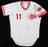 1988 Barry Larkin Signed Game Used Cincinnati Reds Jersey MEARS COA & PSA DNA