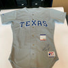 1991 Ivan Rodriguez Signed Rookie Game Used Texas Rangers Jersey PSA DNA COA