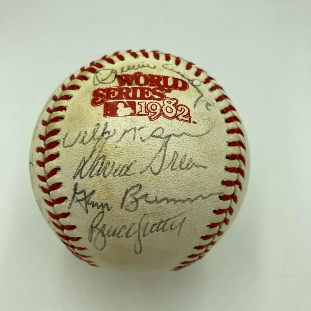 1982 St. Louis Cardinals World Series Champs Team Signed World Series Baseball