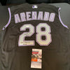 Nolan Arenado Signed Colorado Rockies Game Issued Jersey JSA COA & MLB