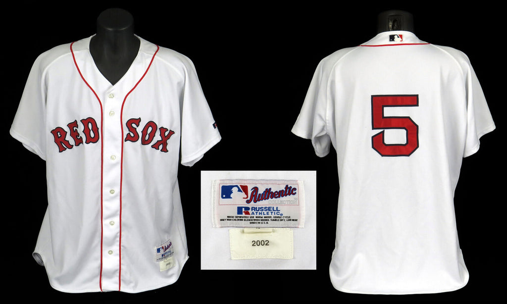 A 1997 Nomar Garciaparra Boston Red Sox Game Used / Issued Jersey