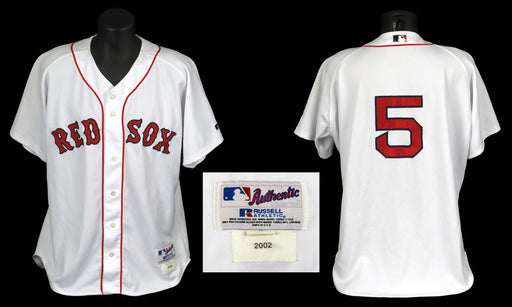Nomar Garciaparra Game Used 2002 Boston Red Sox Jersey With COA
