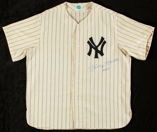 Mickey Mantle No.7 Signed Autographed New York Yankees Jersey With Beckett COA