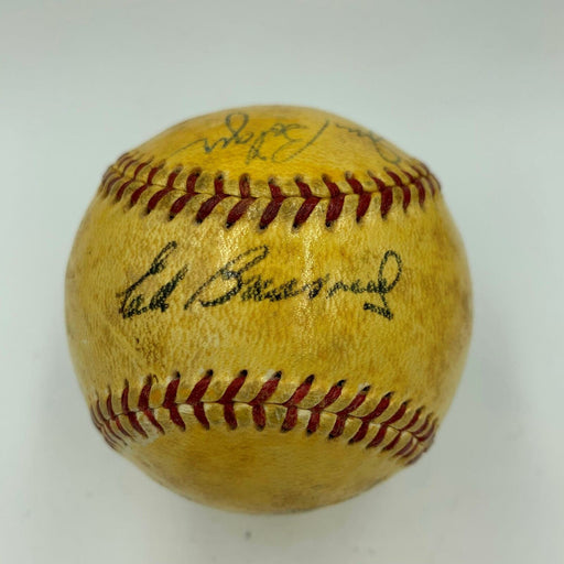 Sam Taylor Bob Will Jim Bolger Signed Baseball With JSA COA