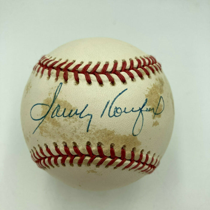 Sandy Koufax Signed Official National League Baseball With Beckett COA