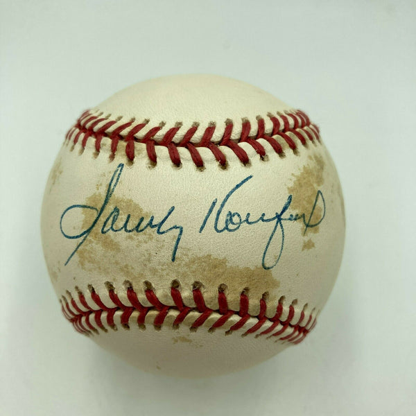 Sandy Koufax Signed Official National League Baseball With Beckett COA