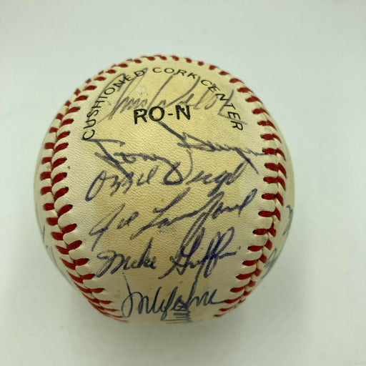 Tony Gwynn Rookie 1982 San Diego Padres Team Signed Baseball JSA COA