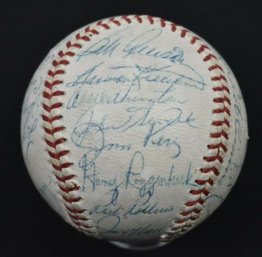 1965 Minnesota Twins American League Champs Team Signed Baseball JSA COA