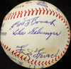 1969 Hall Of Fame Induction Signed Baseball Casey Stengel Stan Musial Beckett