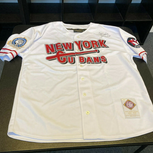 Minnie Minoso Signed Authentic New York Cubans Negro League Jersey With JSA COA