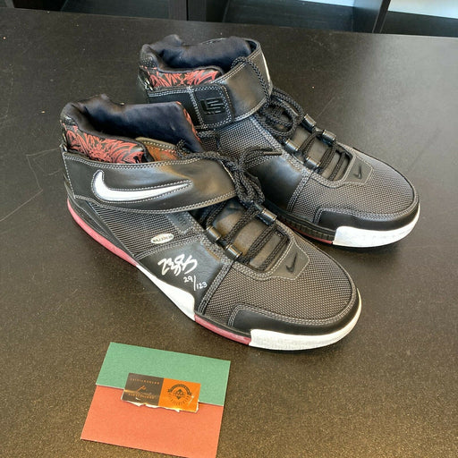 LeBron James Signed Nike Air Zoom II Sneakers Shoes With UDA Upper Deck COA