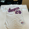 1988 Dave Oliver Signed Game Used Texas Rangers Jersey PSA DNA COA