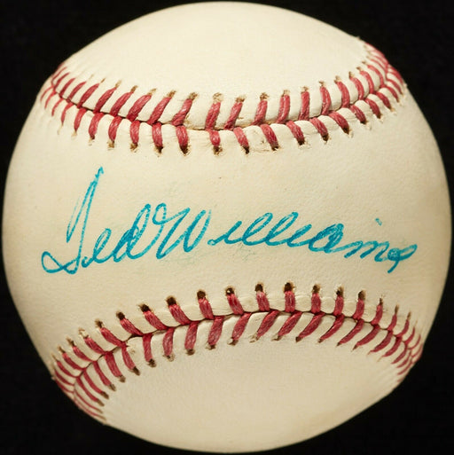 1960's Ted Williams Signed Ted Williams Personal Model Baseball JSA COA