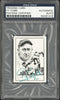 Ty Cobb Signed Autographed 1950 Callahan Hall of Fame Baseball Card PSA DNA