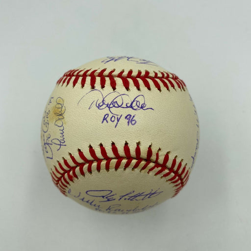 RARE Derek Jeter Mariano Rivera Team Of The Decade Signed Inscribed Baseball JSA