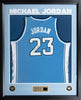 Michael Jordan Signed North Carolina Tar Heels Jersey Custom Framed With JSA COA