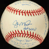 Joe Montana Signed Heavily Inscribed STAT Baseball With Beckett COA