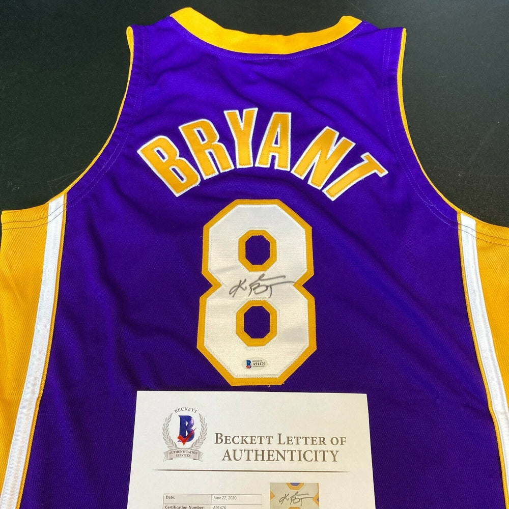 Kobe Bryant Signed Nike Authentic Los Angeles Lakers Jersey Beckett & PSA DNA