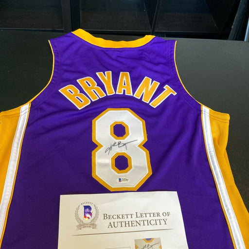 Kobe Bryant Signed Nike Authentic Los Angeles Lakers Jersey Beckett & PSA DNA