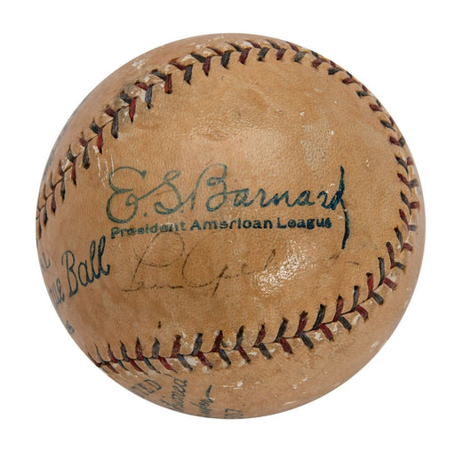 1927 Lou Gehrig Signed Official American League Baseball PSA DNA & JSA COA