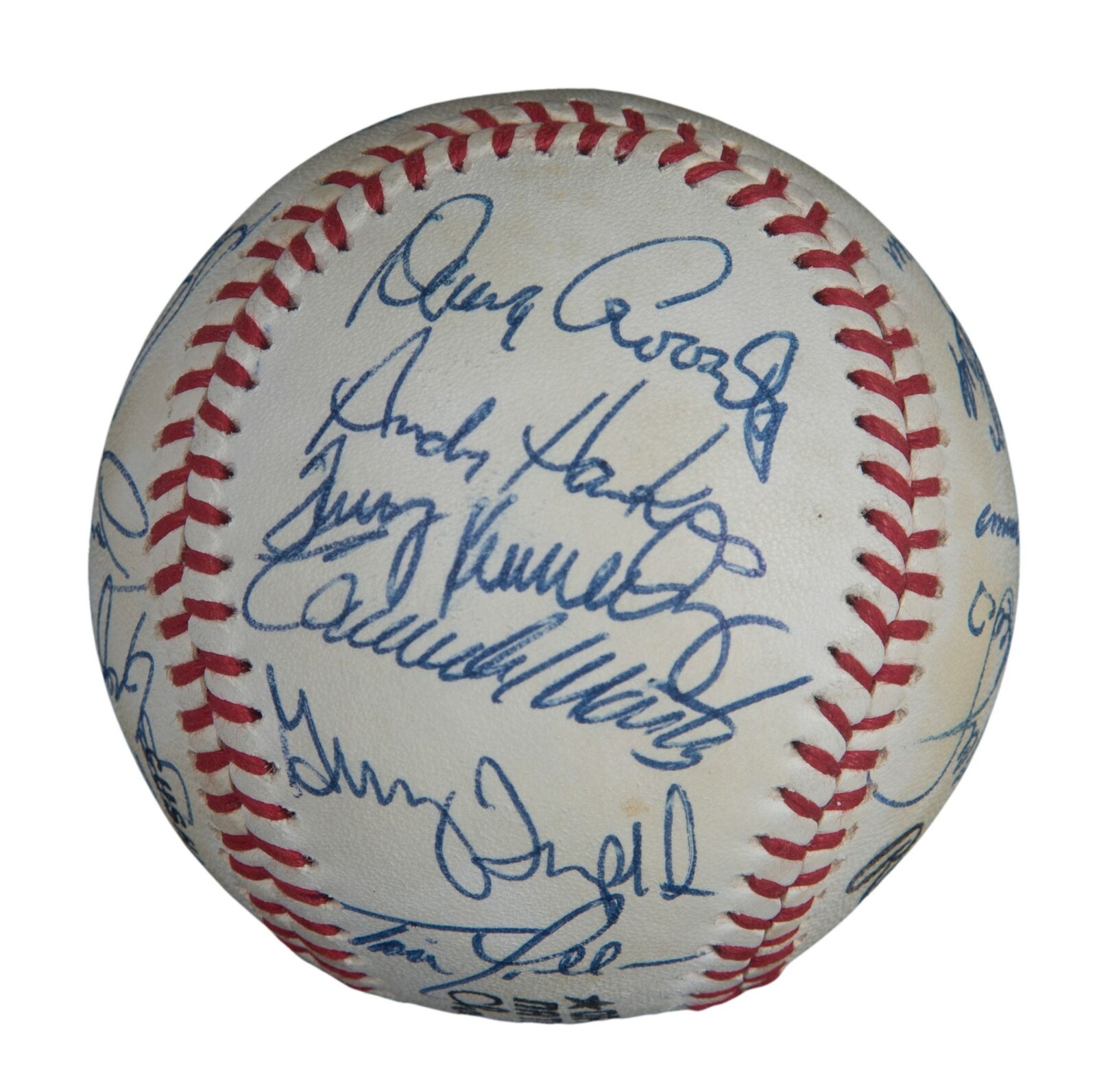 1984 San Diego Padres NL Champs Team Signed NL Baseball JSA COA With Tony Gwynn