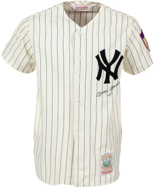 Stunning Mickey Mantle No. 7 Signed New York Yankees Jersey JSA