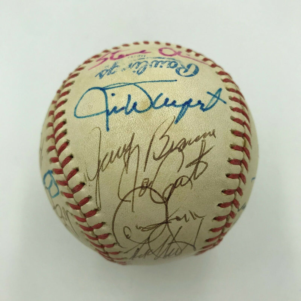 1988 Cleveland Indians Team Signed Official American League Baseball