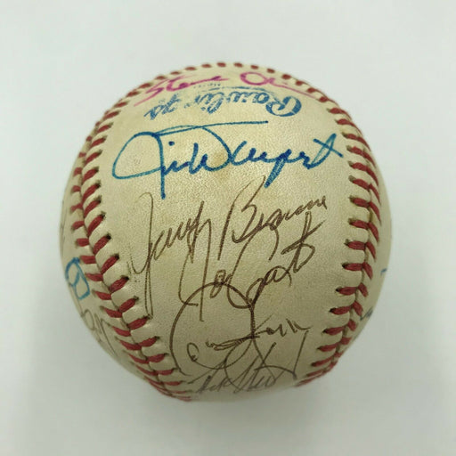 1988 Cleveland Indians Team Signed Official American League Baseball