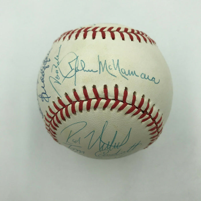 1990 Cleveland Indians Team Signed Official American League Baseball SGC COA