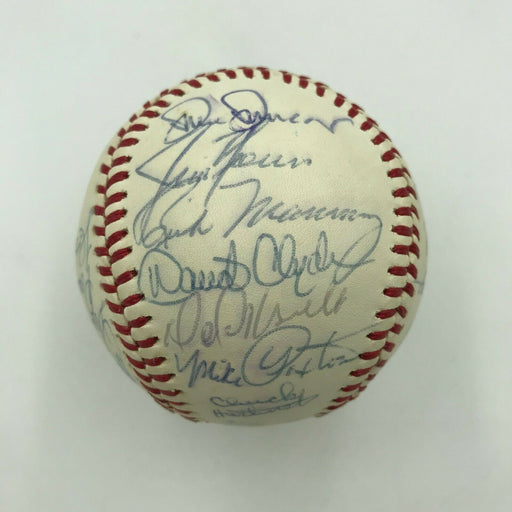 1979 Cleveland Indians Team Signed American League Macphail Baseball 23 Sigs