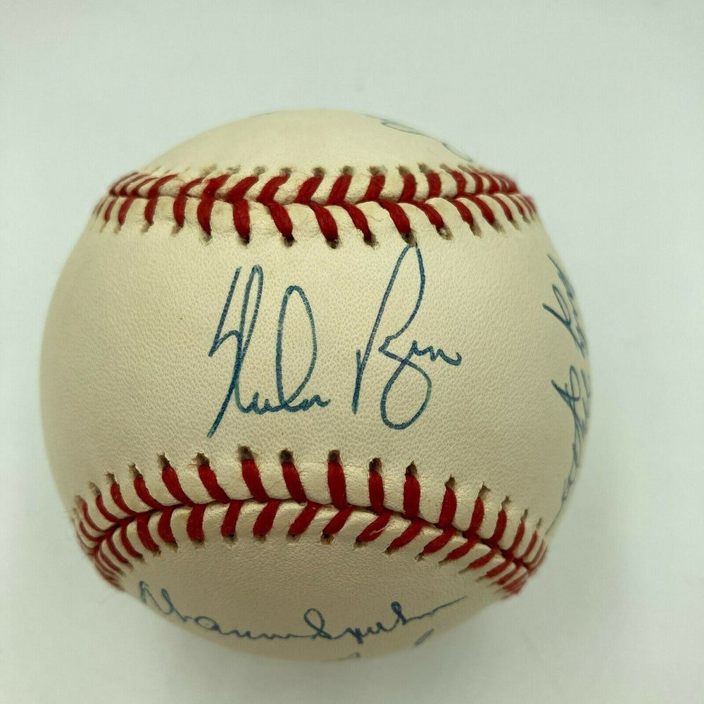 Nolan Ryan Tom Seaver 300 Win Club Signed Baseball With JSA COA