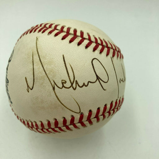 The Finest Michael Jackson Single Signed National League Baseball With JSA COA