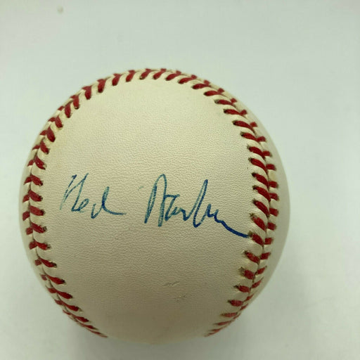 Red Barber Single Signed National League Baseball Yankees HOF Broadcaster JSA