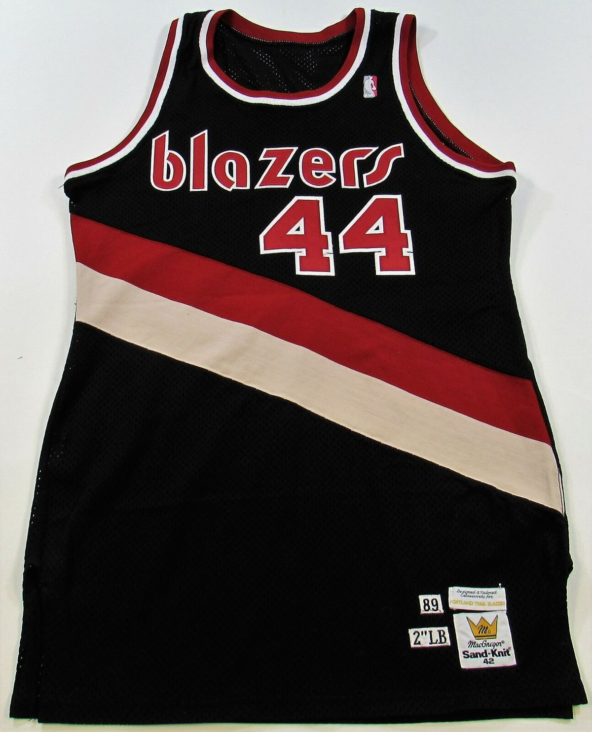 2005-06 Portland Trail Blazers Game Issued Black Reversible