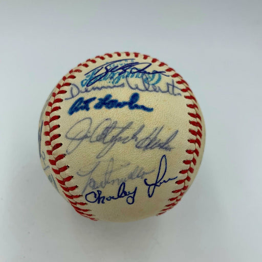 1979 New York Yankees Team Signed American League Baseball JSA COA