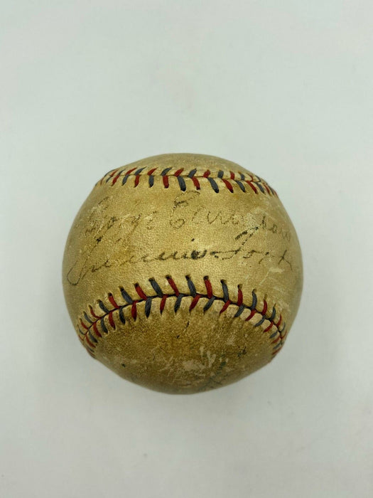 1929 Philadelphia Athletics A's World Series Champs Team Signed Baseball JSA COA