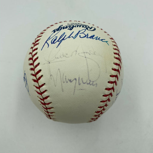Ralph Branca Maury Wills Carl Erskine Dodgers Greats Multi Signed MLB Baseball