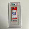 ALEX BREGMAN Astros Rookie Signed Auto 1st MLB Hit Full Ticket 7/31/16 PSA/DNA