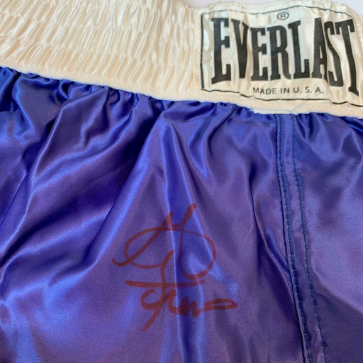 George Foreman Signed Autographed Everlast Boxing Trunks Shorts PSA DNA COA