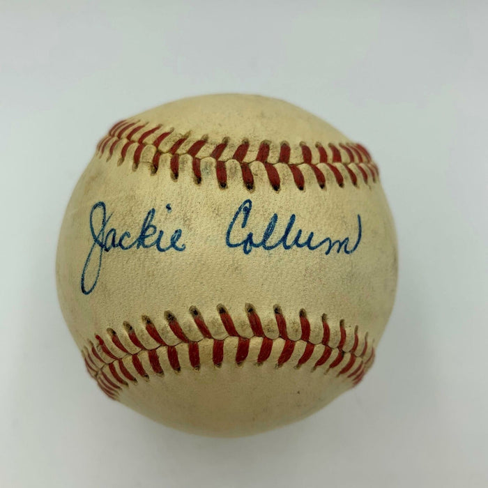 Jackie Collum & Hal Smith Signed National League Baseball JSA COA