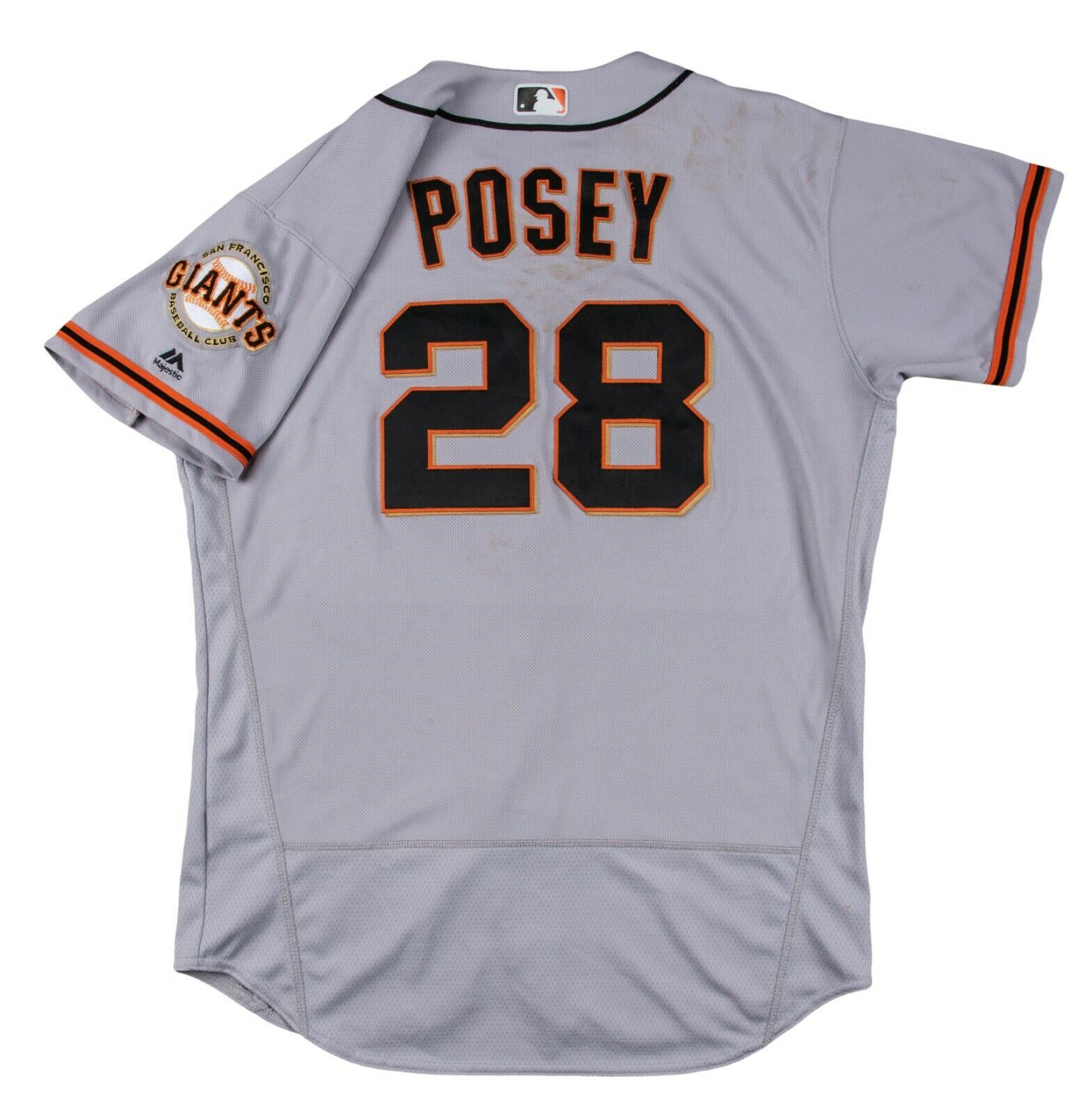 Buster Posey 2017 Game Used San Francisco Giants Jersey Home Run Photo —  Showpieces Sports